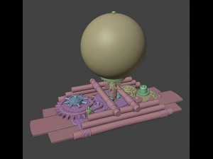 Wood Gears Modelo 3D