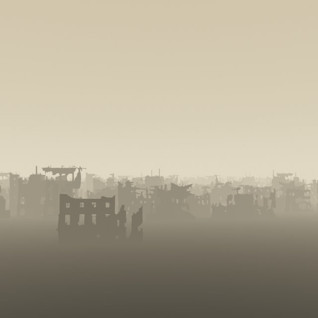 2D Ruins 3D 模型 .c4d .max .obj .3ds .fbx .stl .blend 
