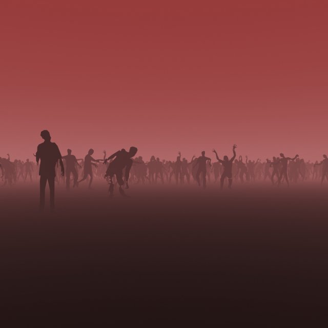 Zombie 2D 3D 모델 .c4d .max .obj .3ds .fbx .stl .blend 