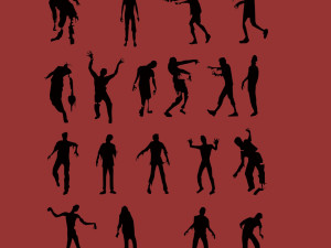 Zombie 2D 3D 모델