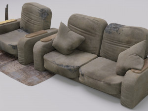 Old Furniture 3Dモデル