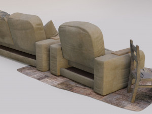Old Furniture 3Dモデル