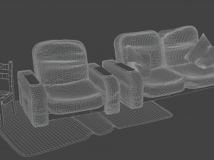 Old Furniture 3Dモデル