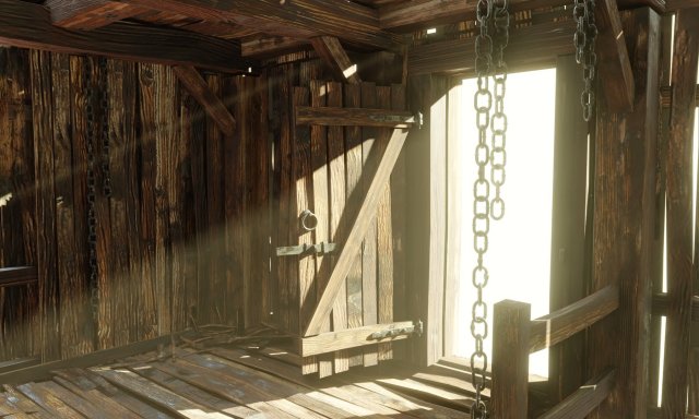 Old wooden shed 3D Model .c4d .max .obj .3ds .fbx .stl .blend 