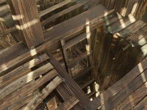 Old wooden shed 3D Model