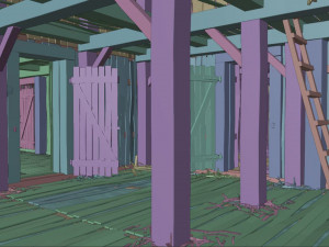 Old wooden shed 3D Model