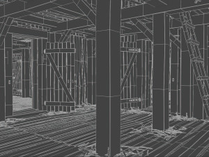 Old wooden shed 3D Model