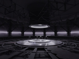 Platform for exhibits 3D Model