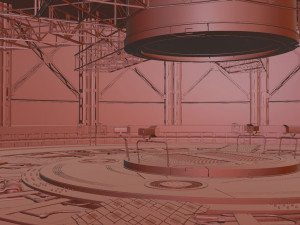 Platform for exhibits 3D Model