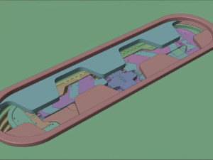 Transforming signboard POWER animation 3D Model