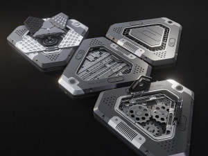 Animation of gadgets Modelo 3D