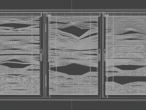 Broken blinds Model 3D