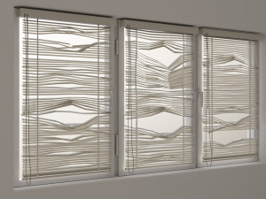 Broken blinds Model 3D