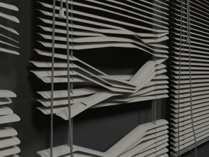 Broken blinds Model 3D