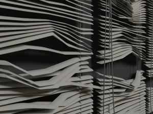 Broken blinds Model 3D