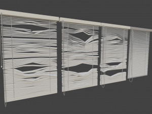Broken blinds Model 3D