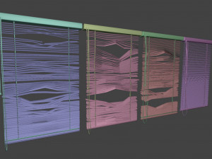 Broken blinds Model 3D