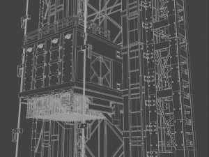Freight Elevator 3D Model