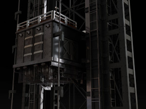 Freight Elevator 3D Model