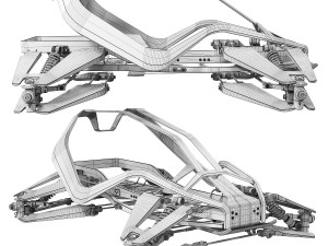 Buggy Frame 3D Модель