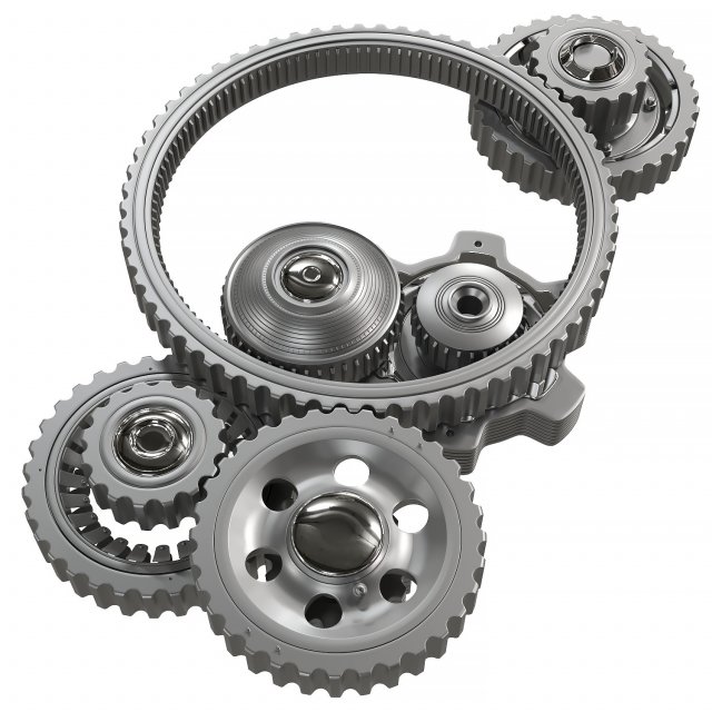 Mechanism Model 3D .c4d .max .obj .3ds .fbx .stl .blend 