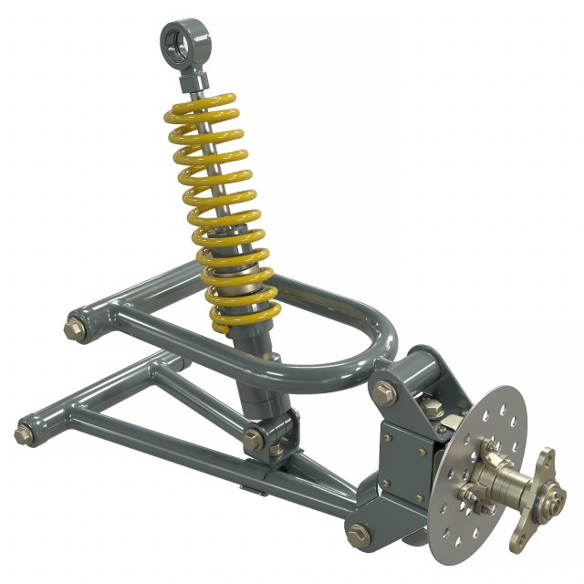 Shock absorber 3D Модель .c4d .max .obj .3ds .fbx .stl .blend 