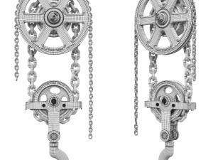 Hook and mechanism 3D मॉडल
