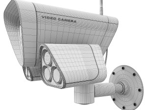 Security camera 3D मॉडल