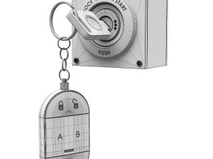 Ignition lock 3D Model