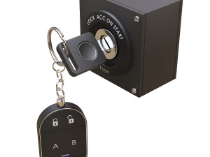 Ignition lock 3D Model