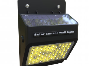 Lantern with solar panel 3D Модель