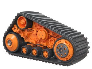Caterpillar for tractor 3D Model
