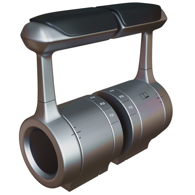 Engine control lever Modello 3D .c4d .max .obj .3ds .fbx .stl .blend 
