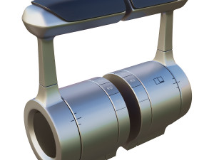 Engine control lever Modello 3D