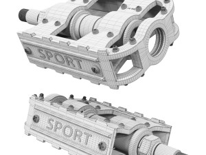 Pedal Modelo 3D