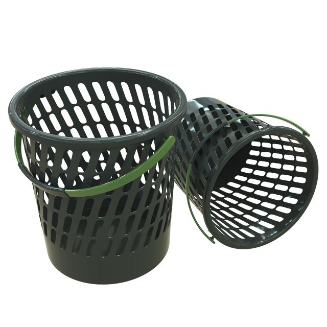 Trash bucket Model 3D .c4d .max .obj .3ds .fbx .stl .blend 