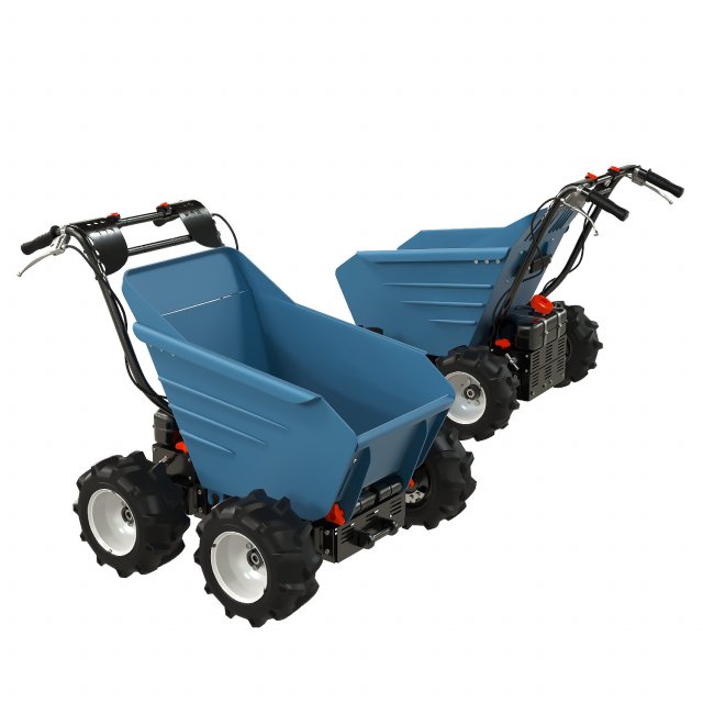 Micro tractor 3D-Modell .c4d .max .obj .3ds .fbx .stl .blend 