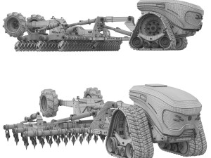 Autonomous Tractor Model 3D