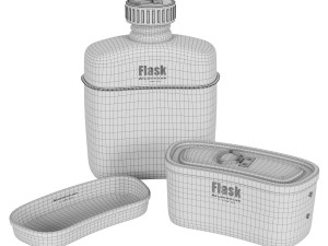 Flask 3D-Modell