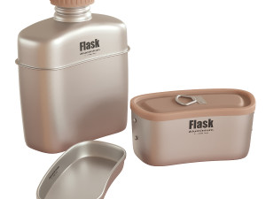 Flask 3D-Modell