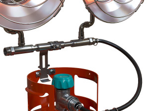 Gas heater 3D Model