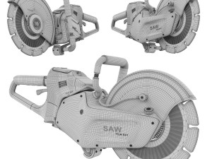 Saw manual 3D 模型