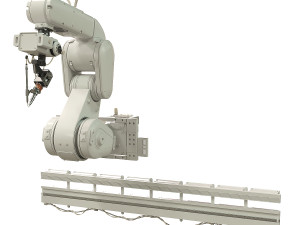 Industrial robot manipulator 3D मॉडल