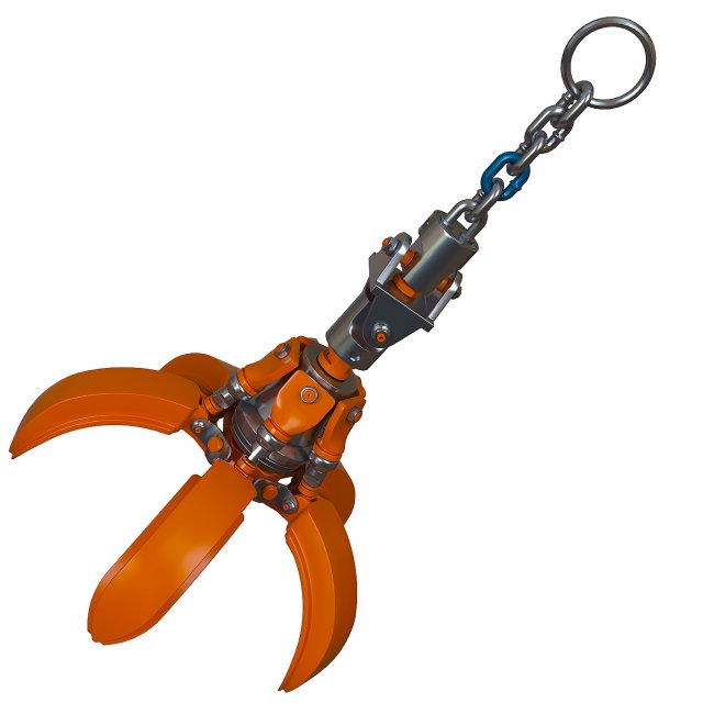 Grapple 3D Model .c4d .max .obj .3ds .fbx .stl .blend 