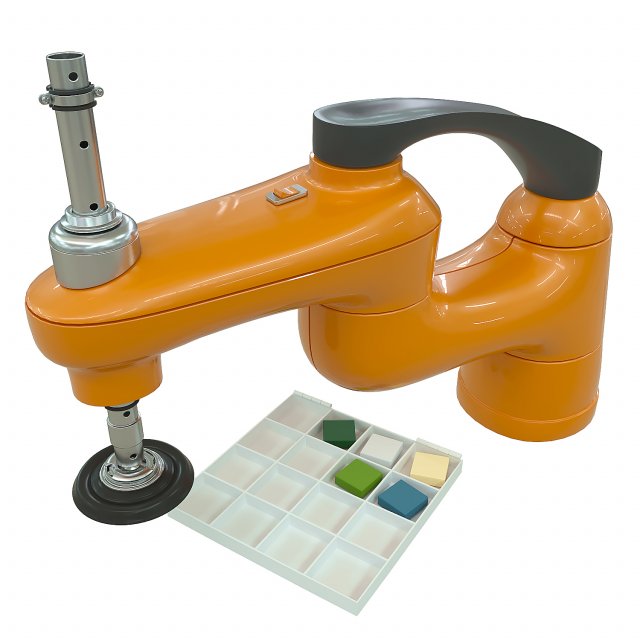 Miniature ROBOT MANIPULATOR Modelo 3D .c4d .max .obj .3ds .fbx .stl .blend 