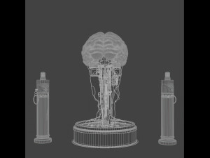 Brain in a jar Modèle 3D