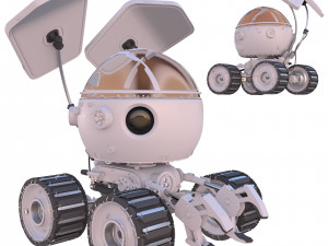 Round Planetoid 3D 模型