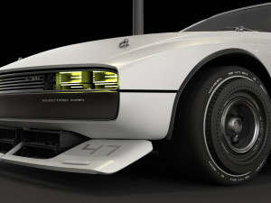 Car and road 3Dモデル