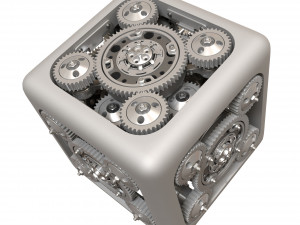 Cube Mechanism 3D Model