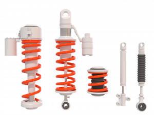 Shock absorbers 3D Model